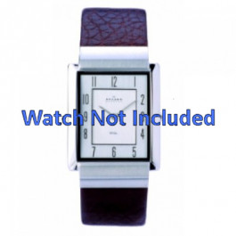 Bracelet de montre Skagen 224LSL1 Cuir Brun 22mm